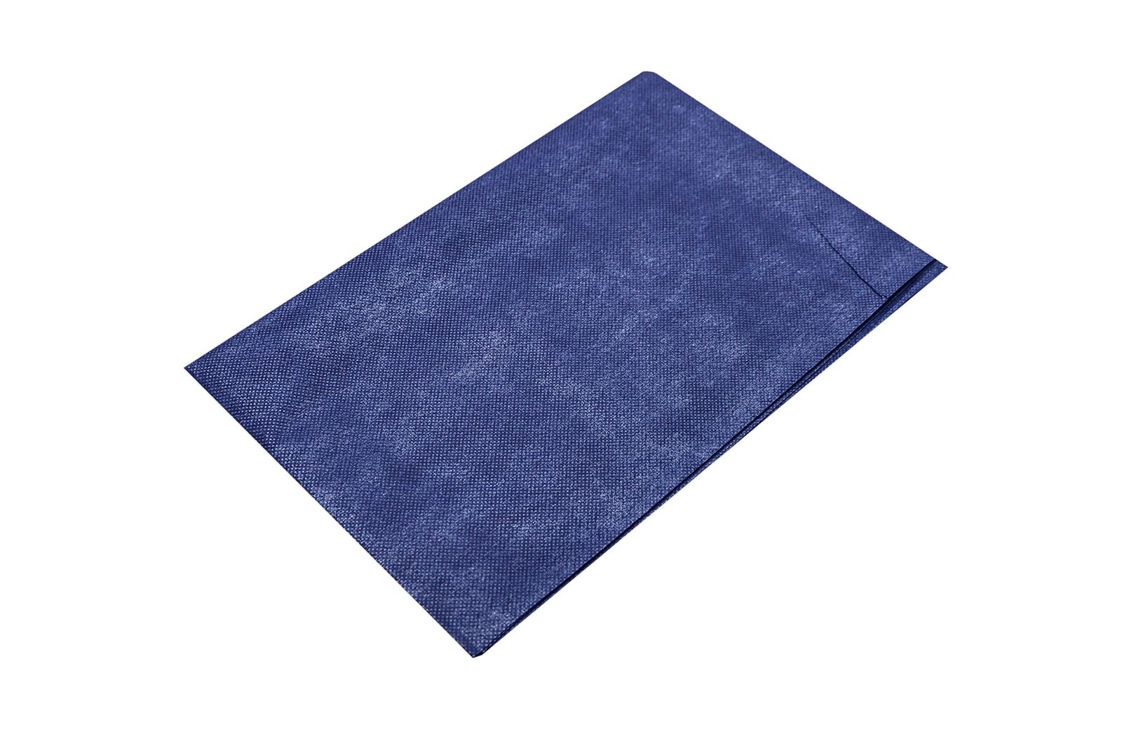 1 layer PE, 1 layer PP-fleece, blue.
200x100cm, 225 pcs/ctn.

PE: 15g/m2
PP: 30g/m2